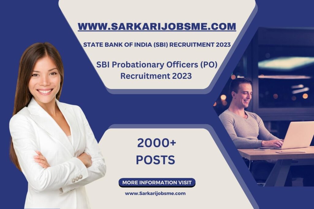 SBI Probationary Officers (PO) Recruitment 2023 | SBI (PO) Online Form 2023