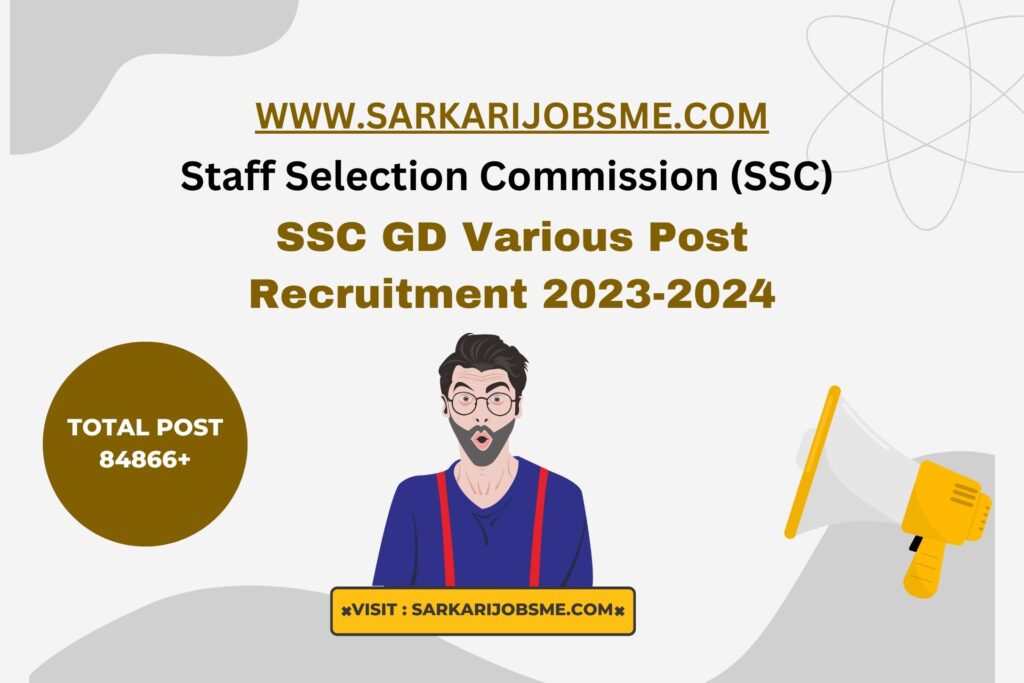 SSC GD Various Post Recruitment 2023-2024