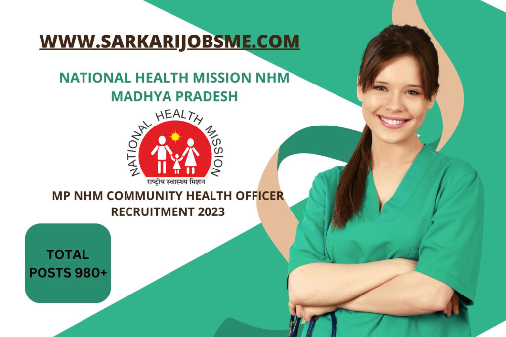 MP NHM Community Health Officer Recruitment 2023