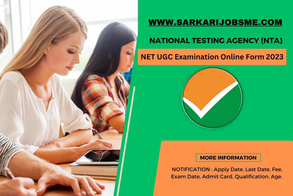 NET UGC Examination Online Form 2023