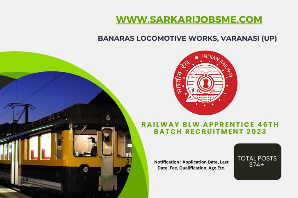 Railway BLW Apprentice Recruitment 2023