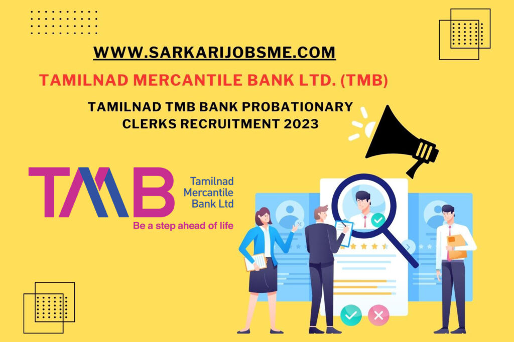 TMB Bank Probationary Clerks Recruitment 2023