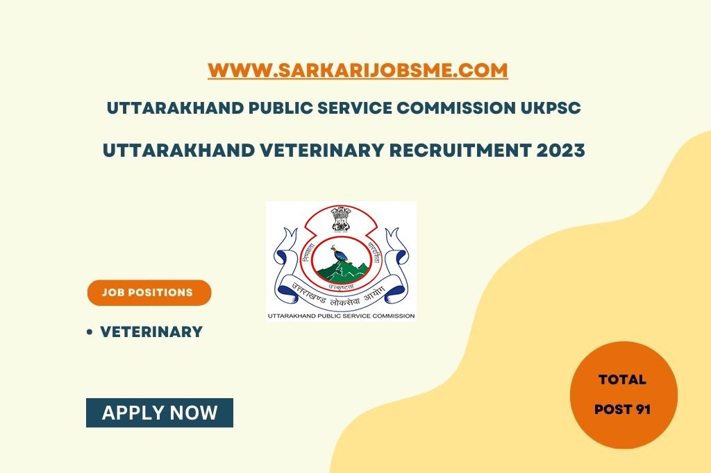 Uttarakhand Veterinary Recruitment 2023