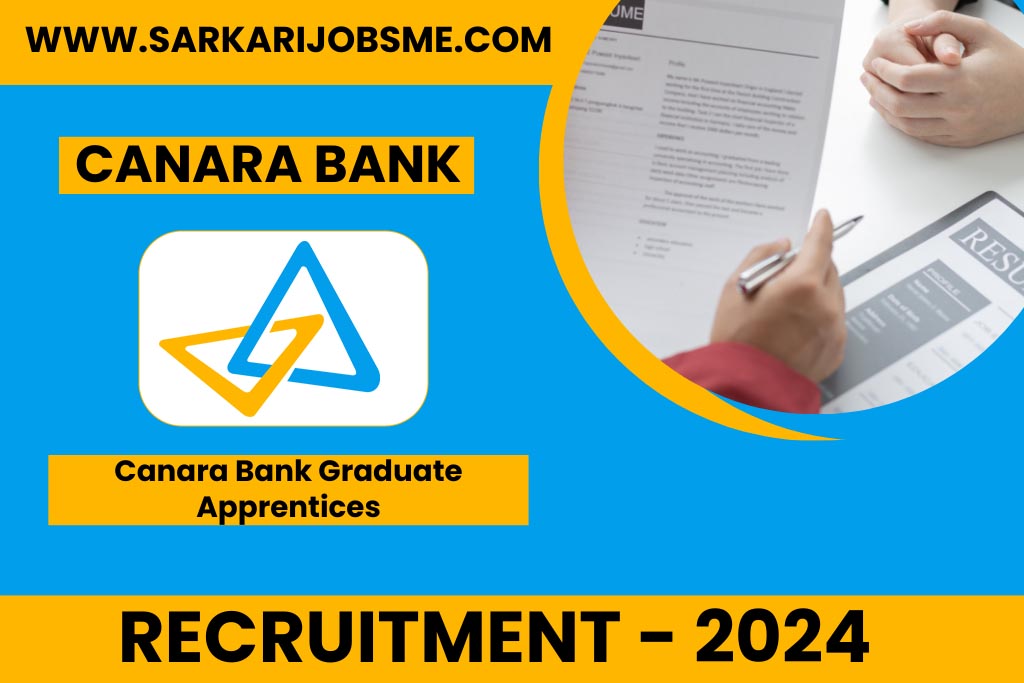 Canara Bank Graduate Apprentices Online Form 2024