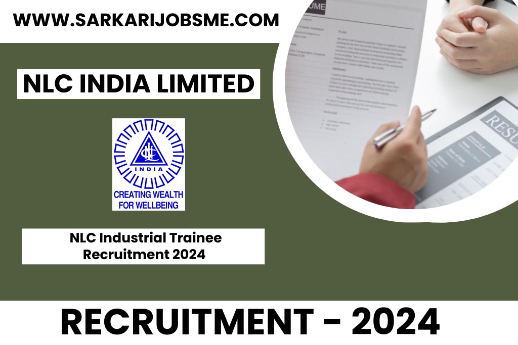 NLC India Industrial Trainee Online Form 2024