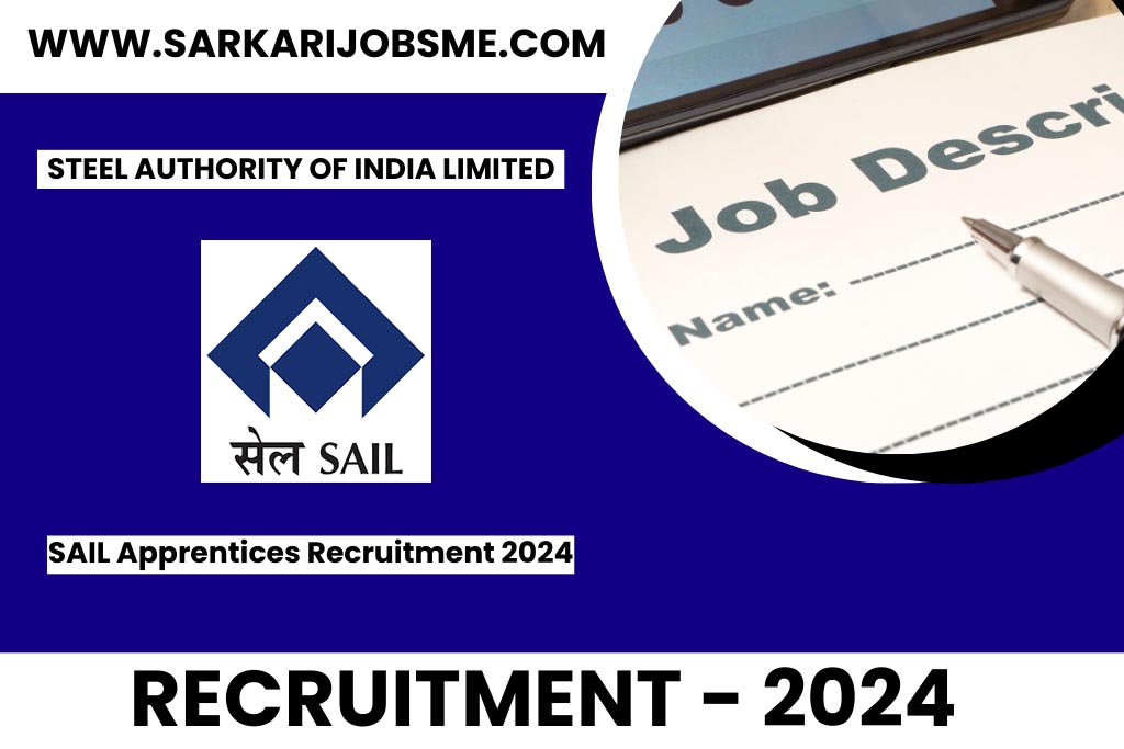 SAIL Apprentices Various Posts Online Form 2024