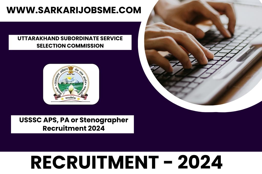 USSSC APS, PA or Stenographer Online Form 2024